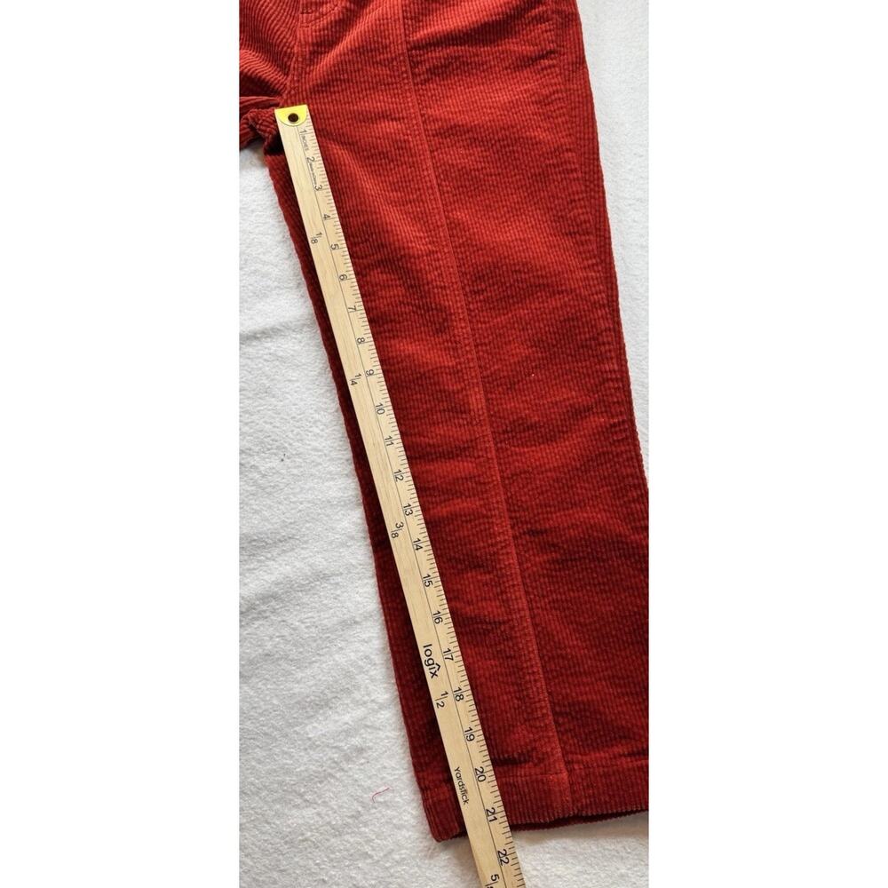 Judy Blue Pants Ankle Straight Corduroy Button Fly Rust Sz 5/27 - Picture 7 of 10